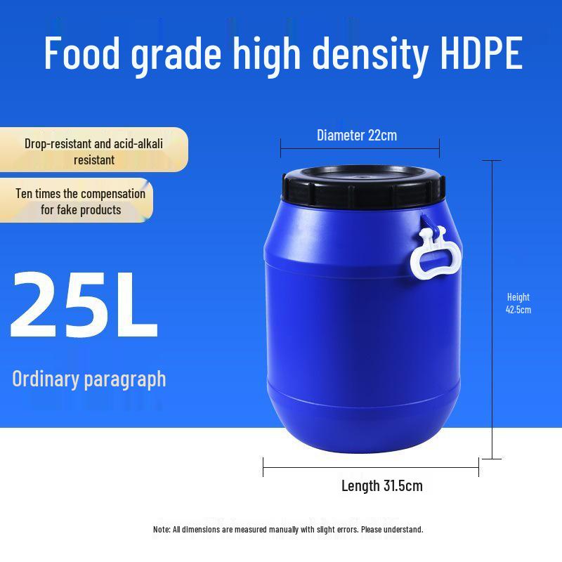Multifunctional Square Food Grade Plastic Bucket: Composting, Water Storage, Fermentation, Oil Drum, Honey Seal, Chemical Use.