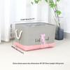 Girls Cute Fabric Storage Bucket 1Pcs Waterproof Storage Basket for Kids Clothes Toys Sundries Nursery Room Organizer