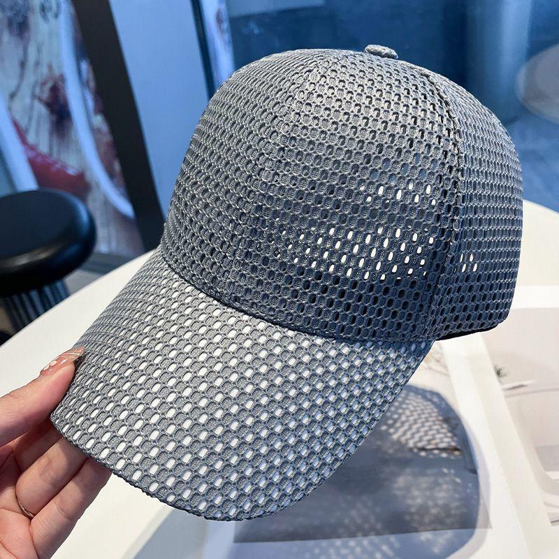 

Новая женская летняя уличная тонкая солнцезащитная бейсболка из дышащей сетки для велоспорта, пеших прогулок, солнцезащитная шляпа серый