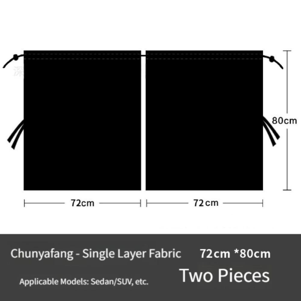 Automotive Partition Curtain Car Privacy Curtains Convenient Storage Solution