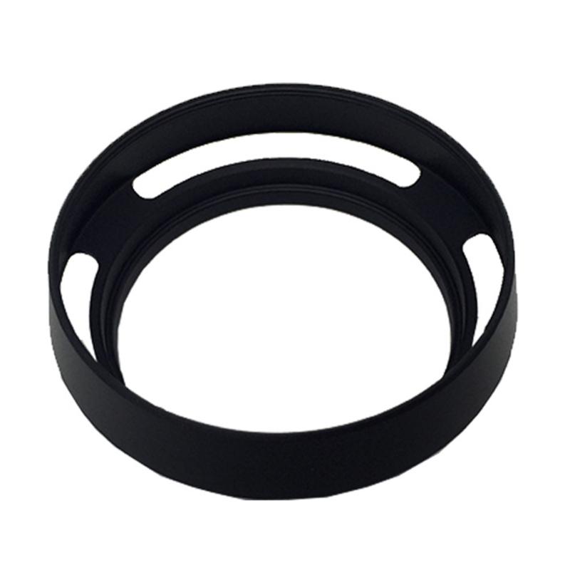 Lens Hood Sunshade Metal Vented Camera Sun Blocker Reduce Reflection 37mm 40.5mm 43mm 46mm 49mm 52mm Screw-in