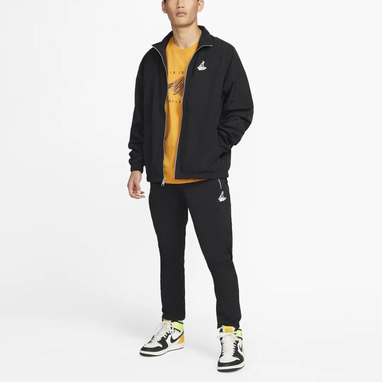 Jordan Statement Essentials Embroidered Logo Sweatpants Men Bottoms Black DM9929-010