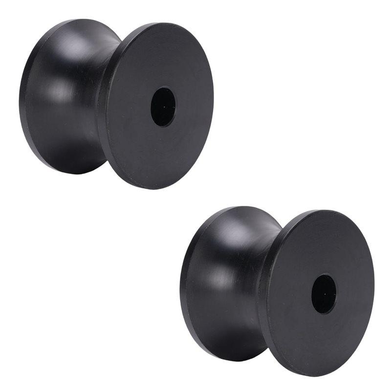Roller Trailer Stopper 2 Pcs 2.4X1.77In For Marine For Yacht Boat Fishing Accessories