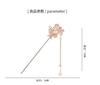 Japanese Chinese Style Enamel Metal Flower Hair Sticks Pearl Tassel Hairpin  Hair Shopsticks Hanfu Hair Accessories