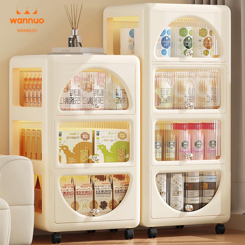 

Большой многоярусный шкаф для хранения: Органайзер для игрушек, Прикроватный столик, Ящик для закусок и мелочей Cream Color