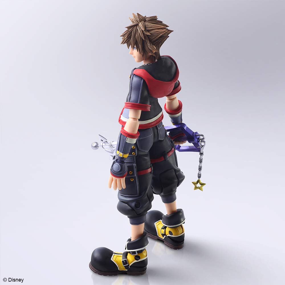 KINGDOM HEARTS III BRING ARTS Sora Version 2 PVC Painted Action Figure