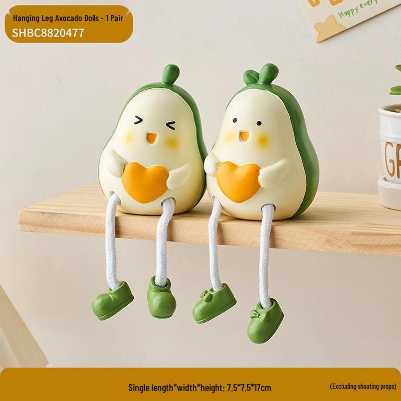 Dangle Leg Doll Ornament for Home or Children's Room Decor