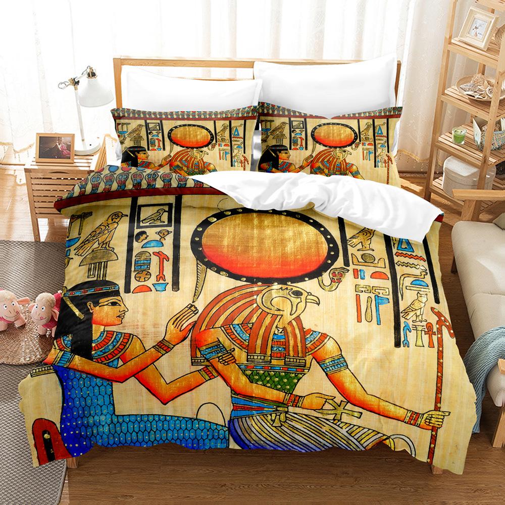 Fashion Technology Printing, 3D Digital Printing, Bedding, Duvet Covers, Pillowcases, Three-piece Sets