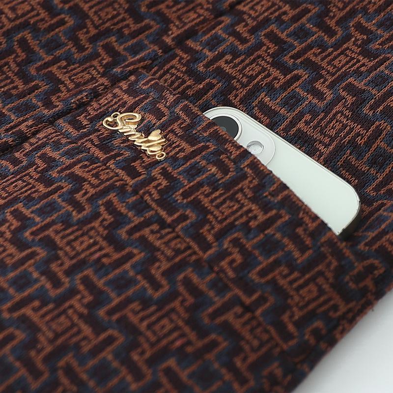 Grandma's Spring Loose Cardigan: Women's Elderly Lapel Top for Mom - New Seasonal Outerwear