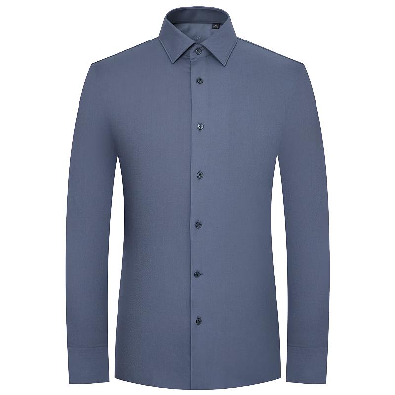 Baoxiniao Men s Business Long Sleeve Dress Shirt 40