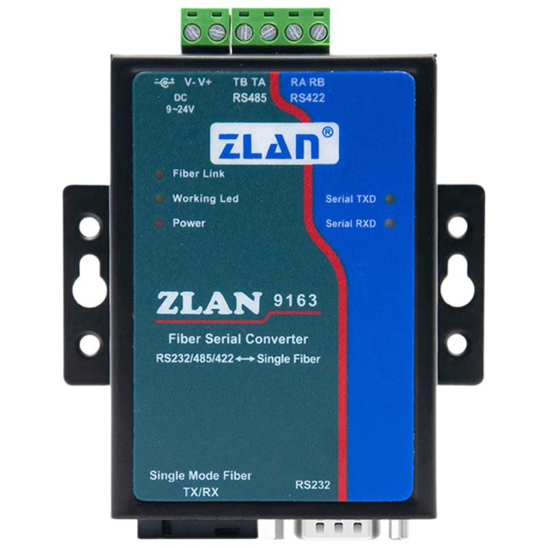 ZLAN Industrial Serial to Fiber Optic Converter