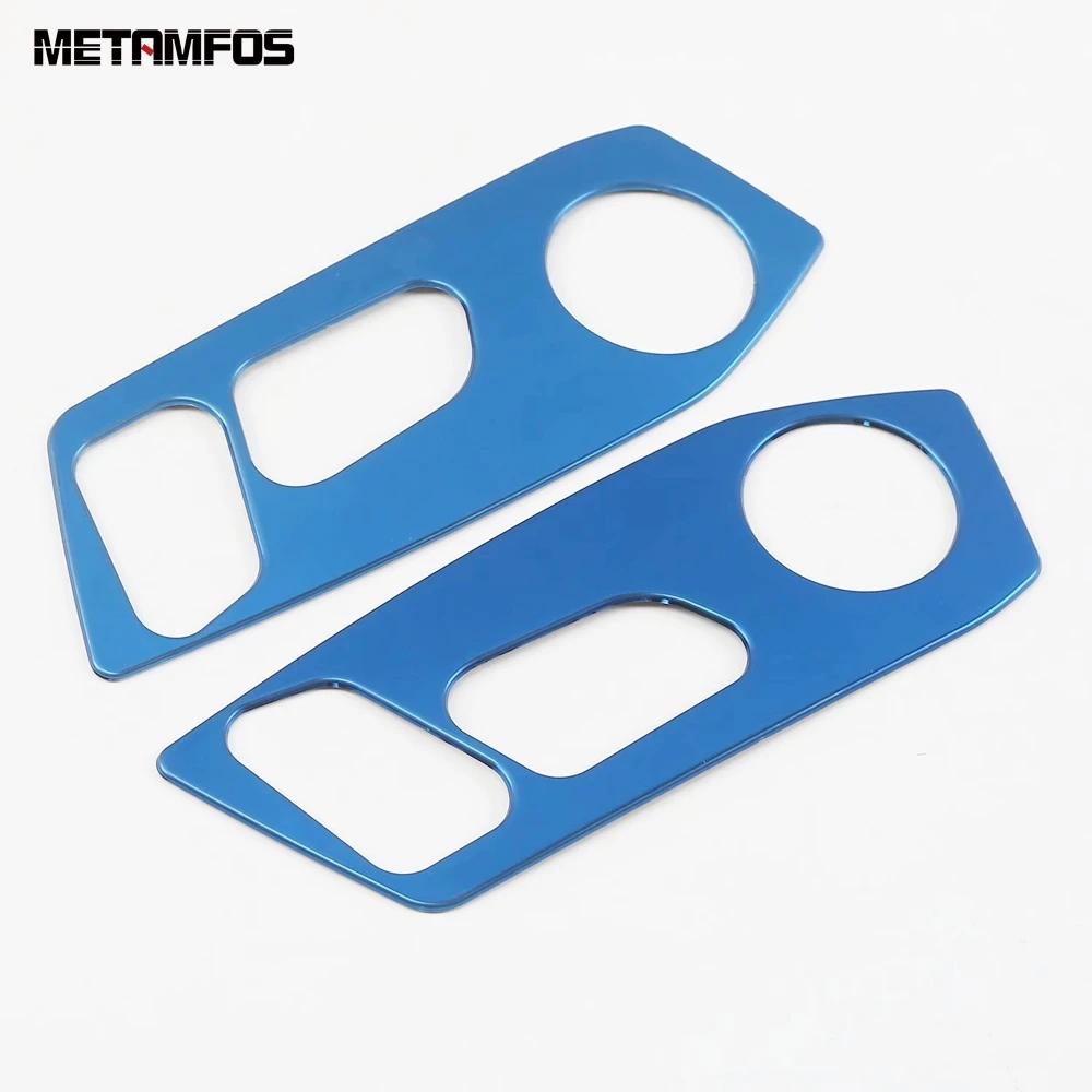 For Volkswagen VW T-Roc TROC 2018-  2024 2025 Carbon Fiber Seat Adjustment Switch Button Cover Trim Interior Accessories