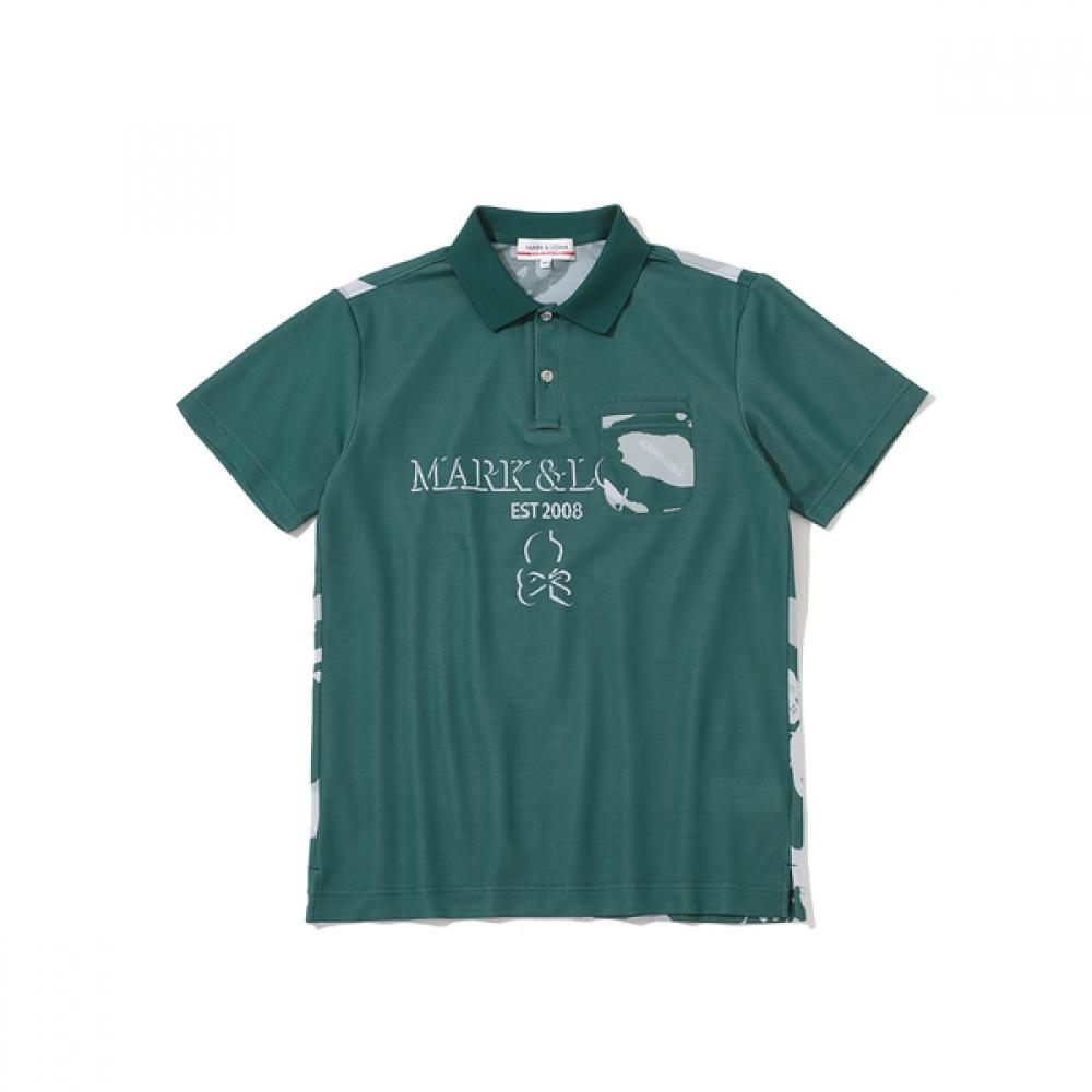 Mark   Lona M Gn caMo Jqd Ss Polo  ls1ix01M 