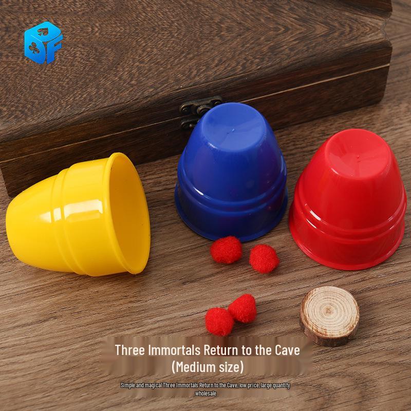 

Northern Magic Three Immortals Bean-Picking Toy - Medium Size Cup Set