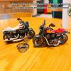 Cartoon Mini Harley Motorcycle Pull-Back Toy & Keychain Pendant Gift