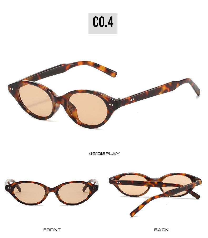 New Fashion Oval Sunglasses Vintage Polygonal Frame UV400 Protection Retro Designer Driving Shades