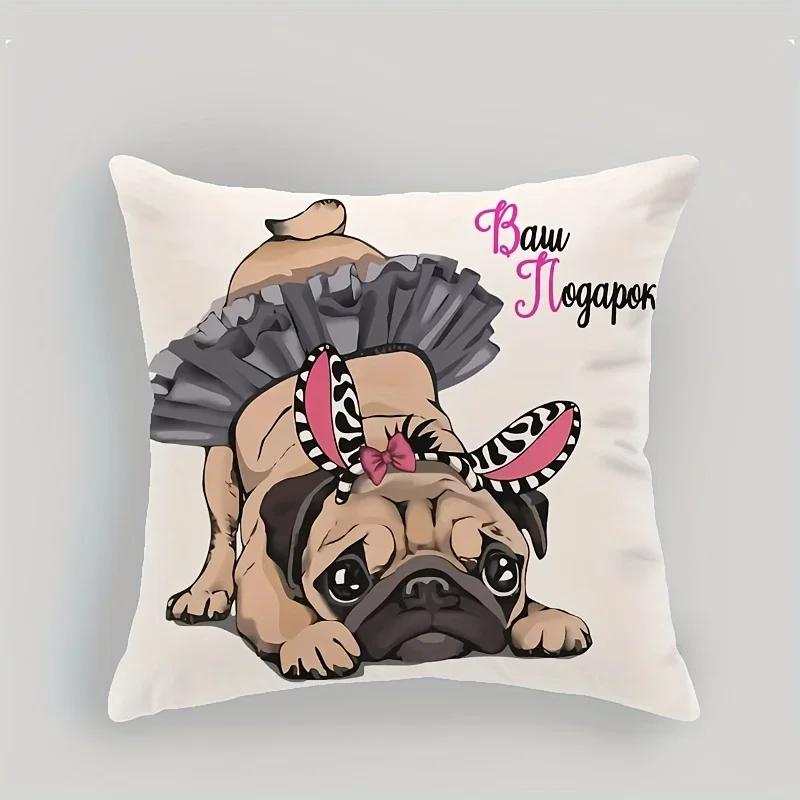 

Мультяшные Милые Чехлы на Подушки с Принтом Декоративные Наволочки для Дивана, Кресла, Офиса для Дома, Гостиницы, Автомобиля 66x66cm