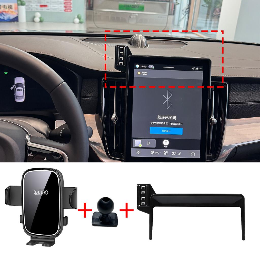 Car Mobile Phone Holder Fit for Volvo XC90 2026+ Navigation Stand Auto GPS Bracket Accessories