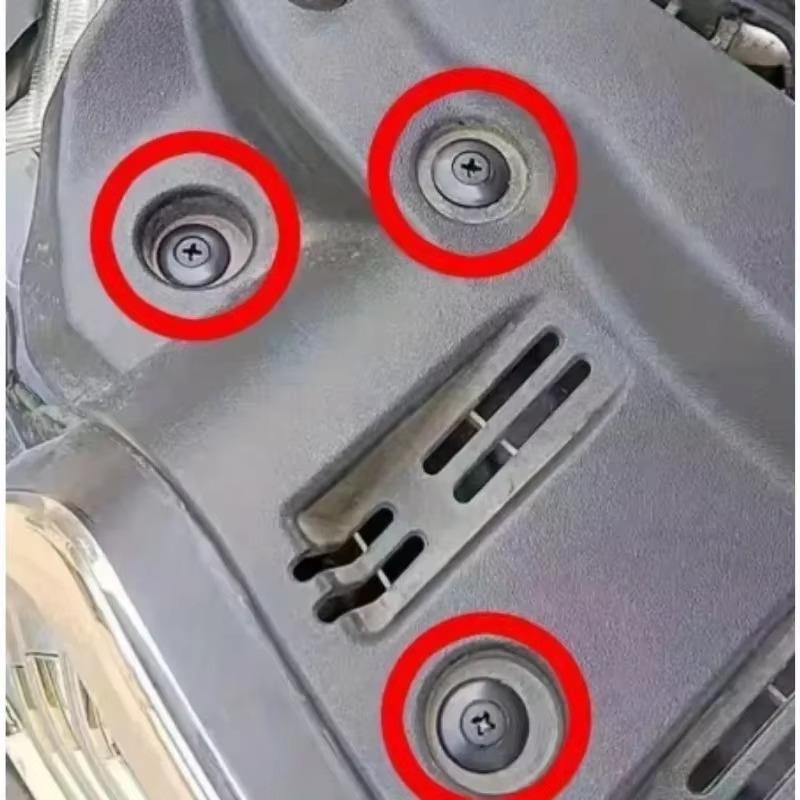 50/100pcs General Motors 8mm Expansion Screw Leaf Plate Lining Trunk Clip Through Core Nail Fender Plastic Clip