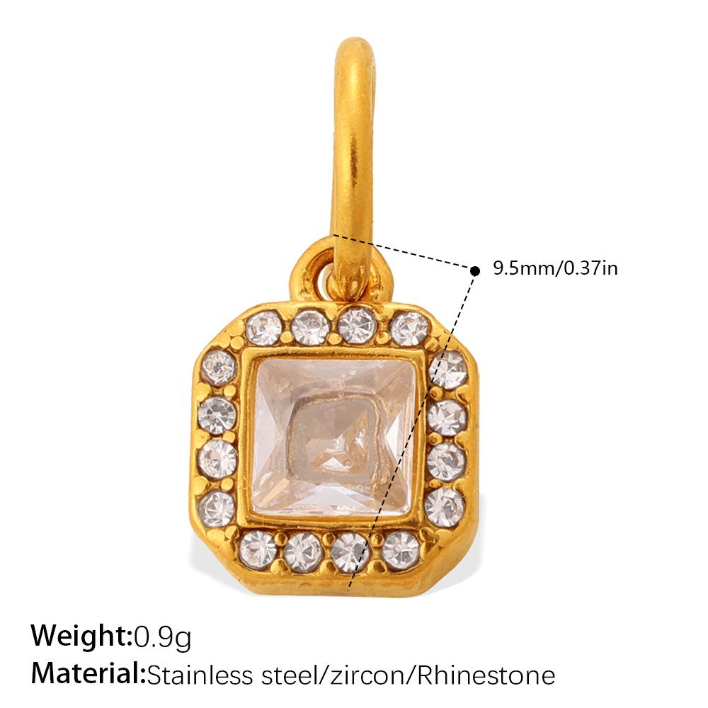 European & American Cross-Border Rhinestone Pendant - Luxury Retro Musical Note Guitar Ornament