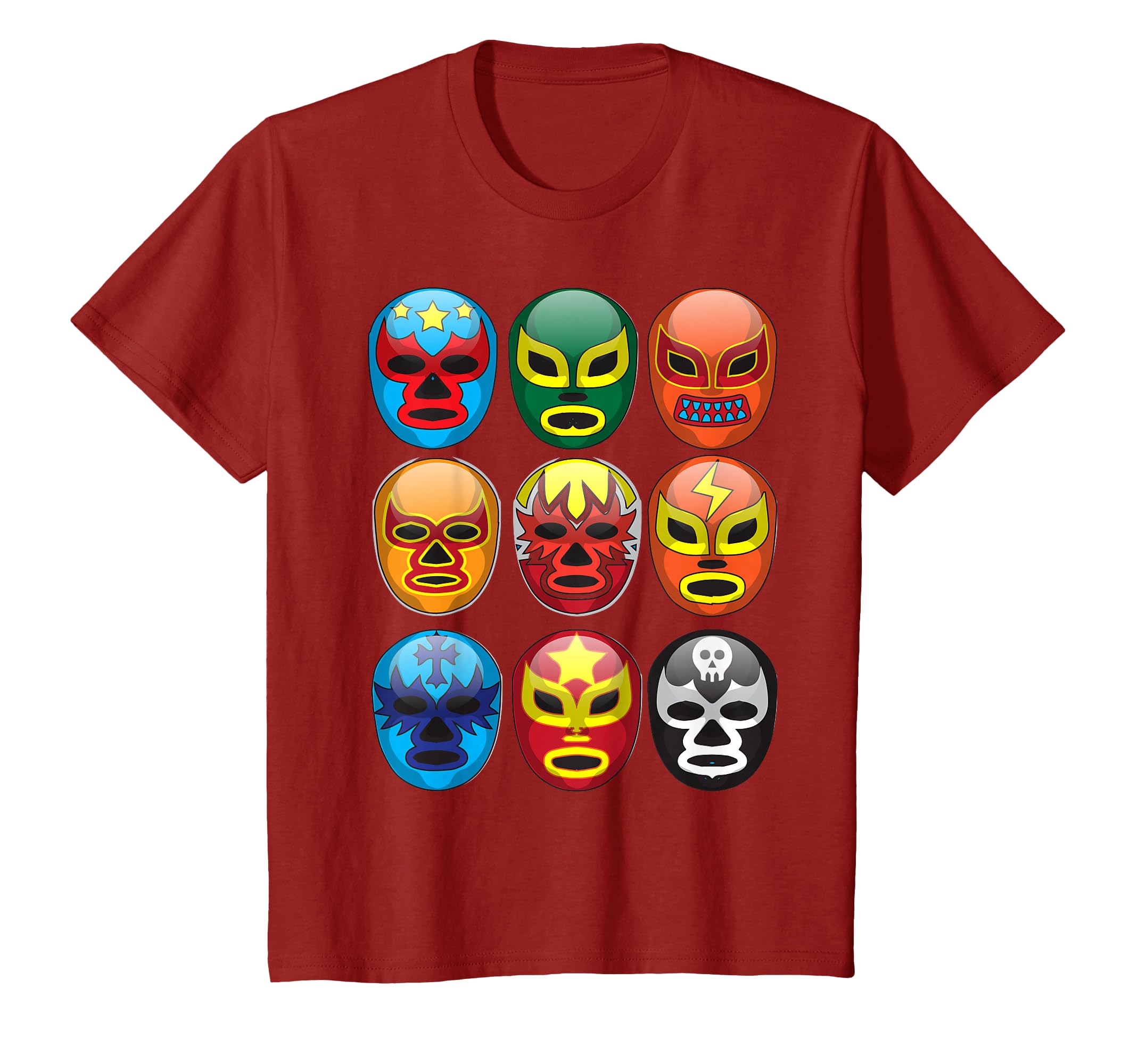 Lucha Libre Wrestler Mask Cute Free Fighting Gift T-Shirt