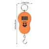 1Pc Electronic 50Kg 10G Hanging Scale Lcd Digital Display Screen Scale Backlight Fishing Weights Pocket Scale Luggage Scale