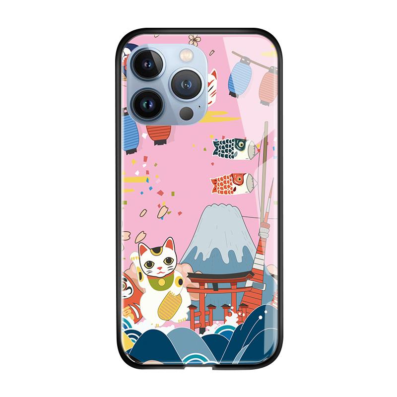 Tempered Glass Phone Case For iPhone 11 12 13 14 15 16 17 Redmi 10 12 14C Note10 Note14 Xiaomi 11Lite PocoC75 Soft Edge Shockproof Smooth Shell