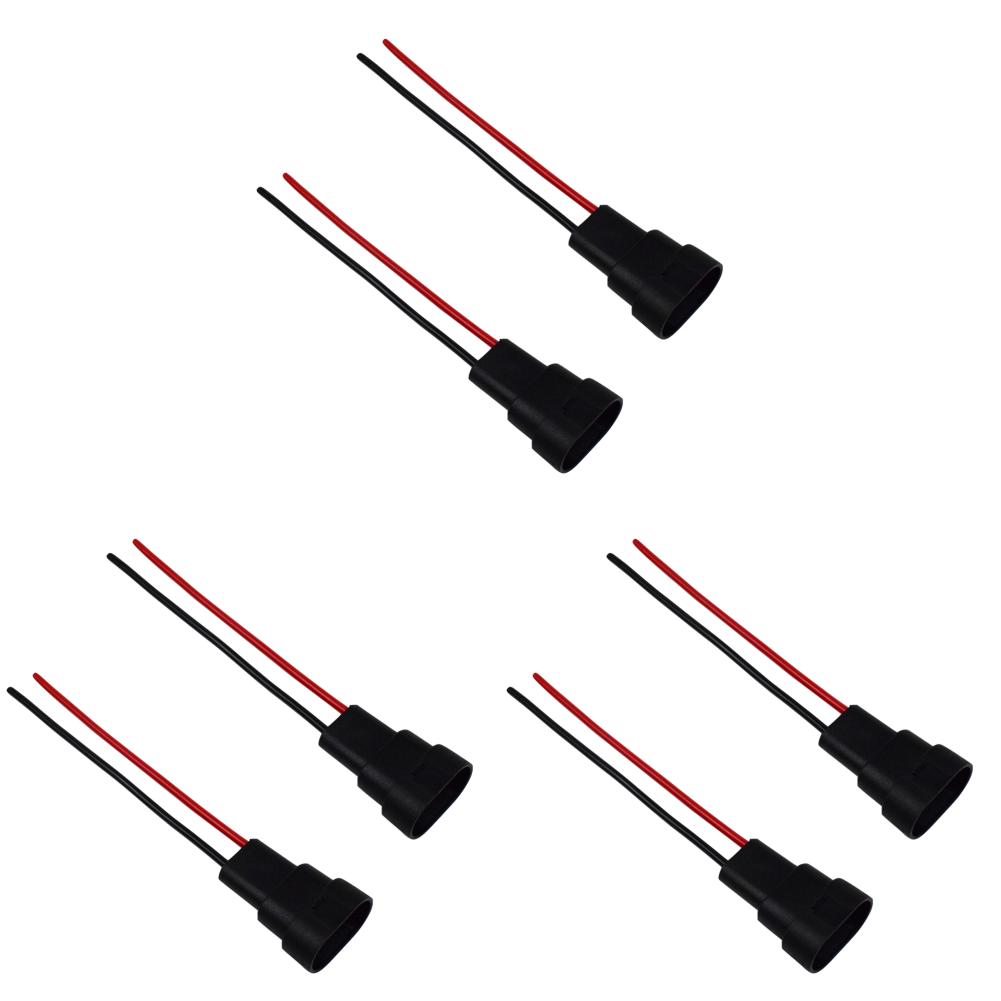 For HB3 9006 HB4 H10 Harness Male Socket Adapter Car Headlight Wiring Harness Connector Fog Light Bulb Base Socket Cable Plug