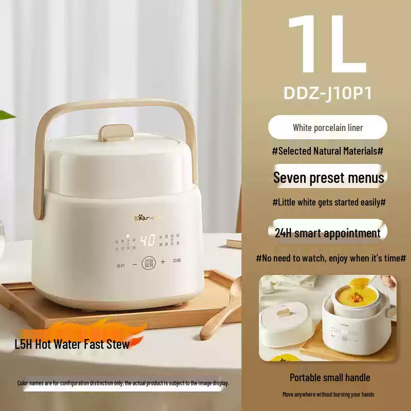 Bear Electric Ceramic Baby Food Stew Pot