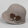Hat Women'S Season Woolen Woolen Basin Hat Elegant Temperament Versatile Mother Thickened Warm Bucket Hat