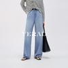 YERAD Women's Loose Wide-Leg Straight Jeans
