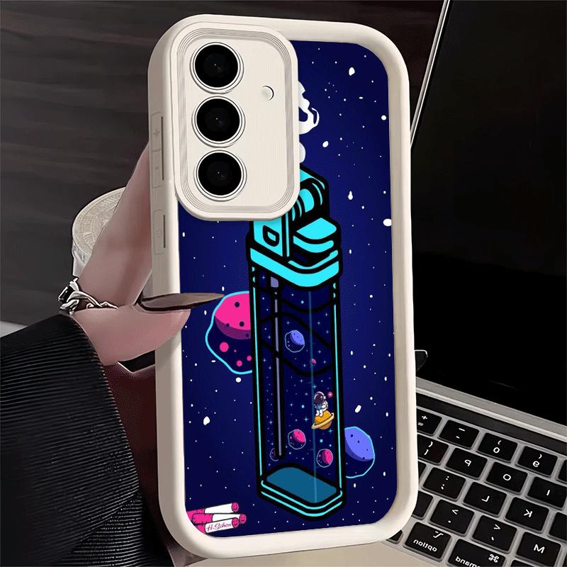 Phone Case for Samsung Galaxy S26 S25 Ultra S24 FE Lighter Cool Pattern Shell S23 Plus S22 + S21 S20 5G Soft Silicone Funda