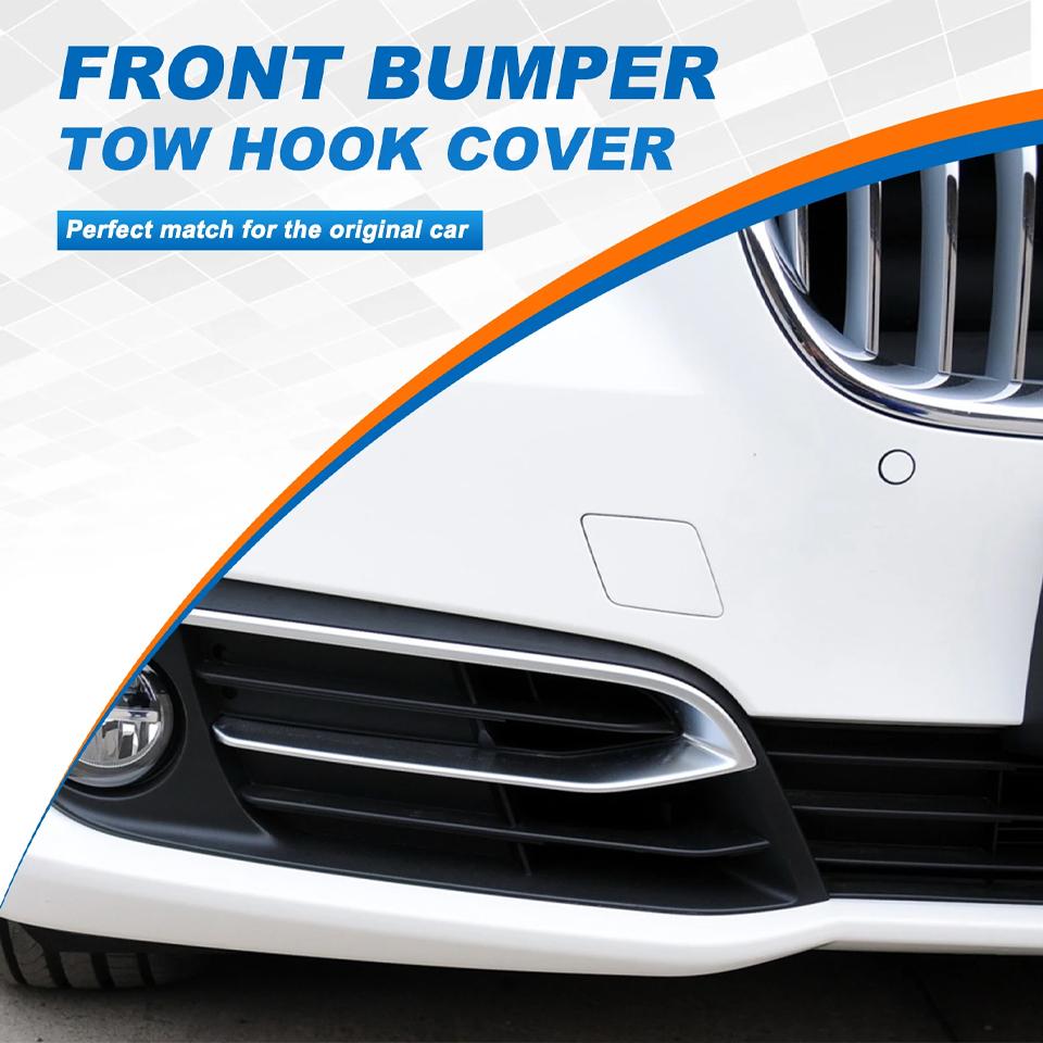 Front Bumper Tow Hook Cover Cap For Bmw 5 F10 Lci Base Model 2014 2015 2016 51117332682 Towing Hauling Trailer Lid Trim