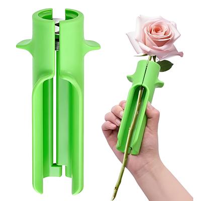 Rose Thorn Remover Plastic Rose Stem Thorn Stripper Rose Stem Cleaner Rose Dethorner Tool for Gardening Flower