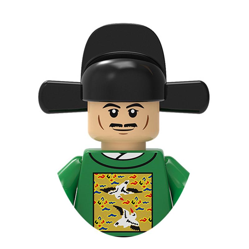 China Ancient Ming Qing Dynasty Soldiers Officials Series Jinyiwei High-Grade Civilian Emperor Building Blocks Kids Mini Brick