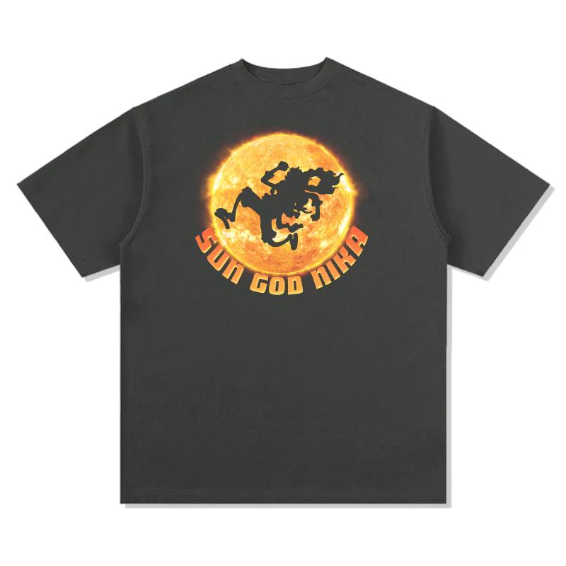 

One Piece Nika TShirt Men Women Y2K 100 Cotton Casual Soft Crew Neck Streetwear Short Sleeve Graphic Tee High Quality S