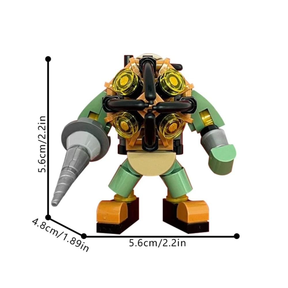 GSBAN MOC Herní Mech Velký Táta Roboti Mech 76KS Kostky Stavebnice Hračky pro děti Vzdělávací Hračka Dárky pro kluky