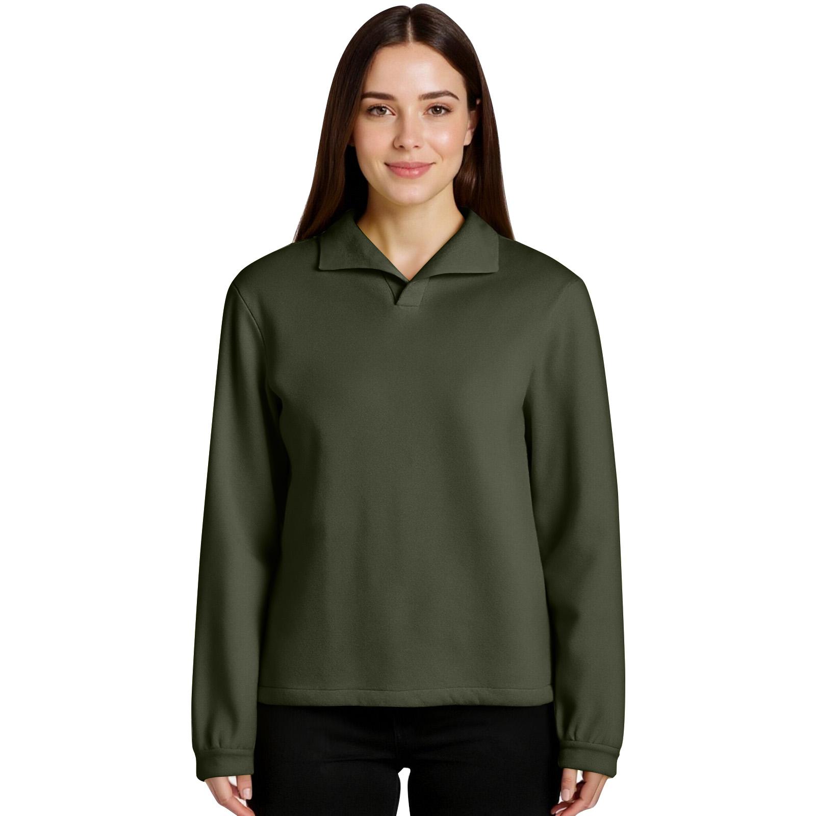 

Пуловер с воротником-стойкой, с длинным рукавом, топ, свитшот, унисекс XXL