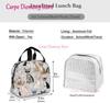 Unisex Food Warmer Bag Chihuahua Dog Lunch Bag Reusable Lunch Box Lunch Cooler Tote