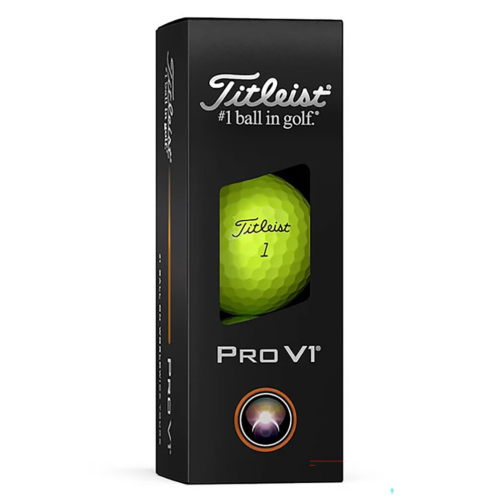 2025 Titleist Pro V1 Yellow (3 balls in sleeve)