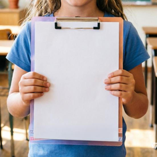 Multi-Function A4 Clipboard with Low-Profile Clip Portable Writing Pad for Students Office Paper Organizer for Exam Filing Desk Use