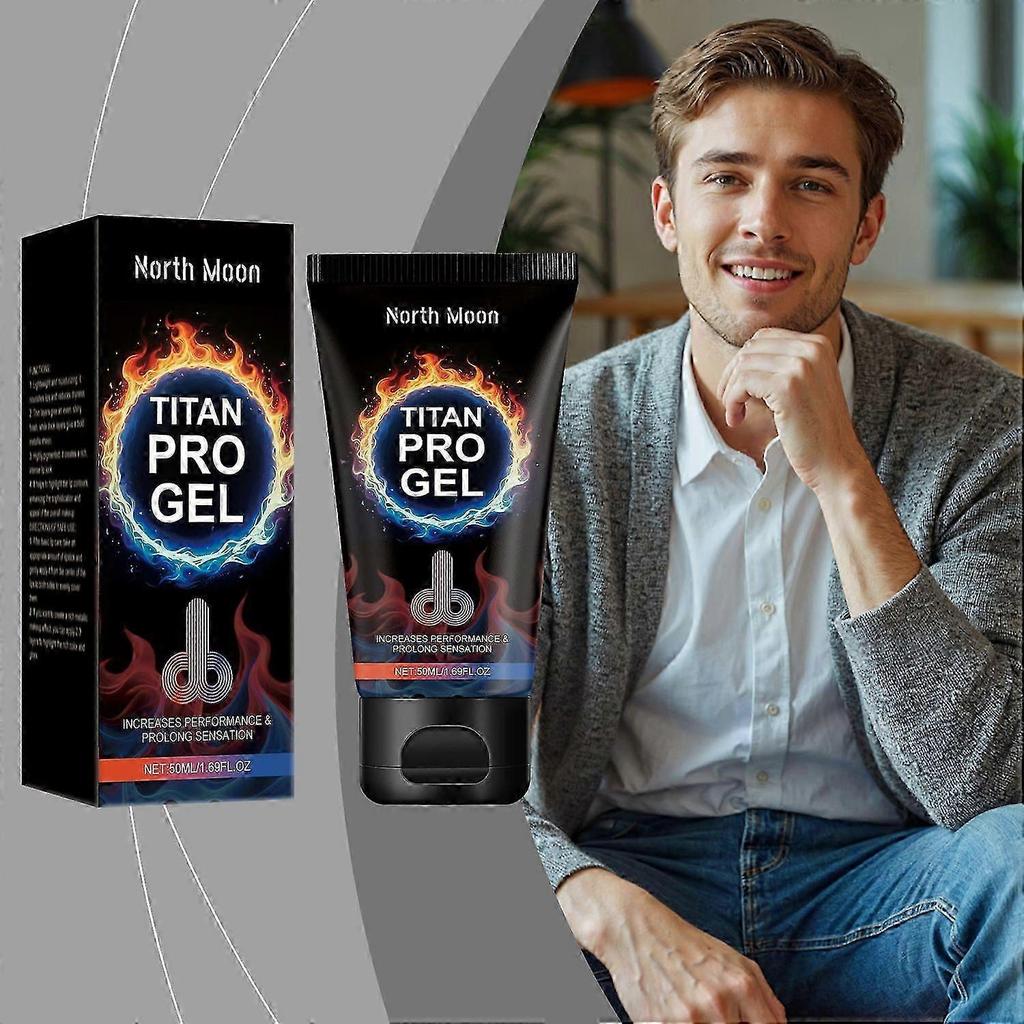 Male Natural Massage Cream for Extra Men's Strength - NORTH MOON Titan Pro Gel 50ml