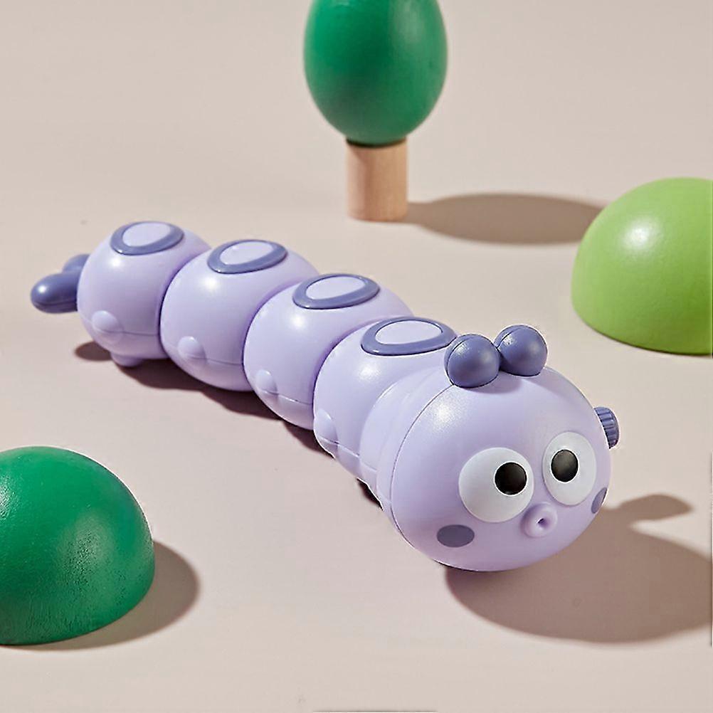 4pcs Animal Toy Simulated Caterpillar Creative Wind Up Toy Creative Plaything