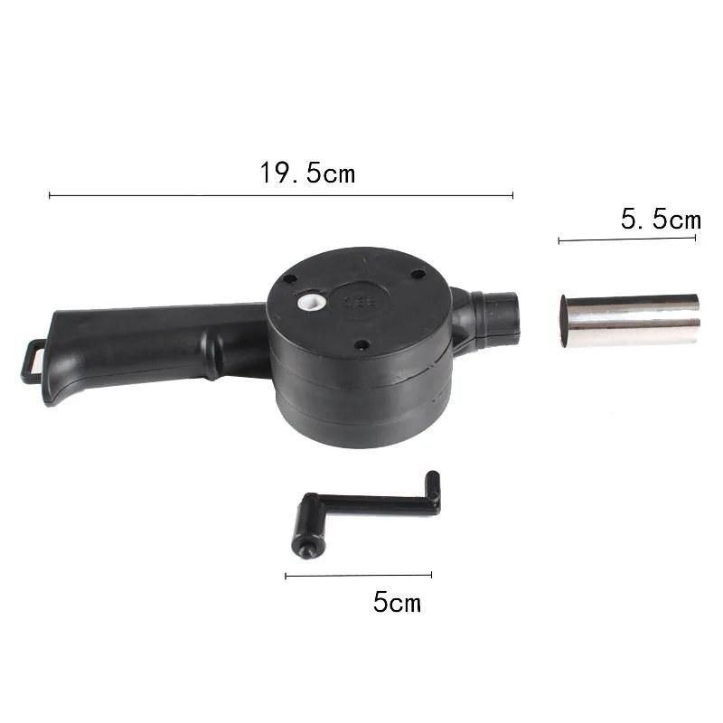 Manual Blower Barbecue Equipment Outdoor Barbecue Hair Dryer Small Blow Air Combustion Aid Tool