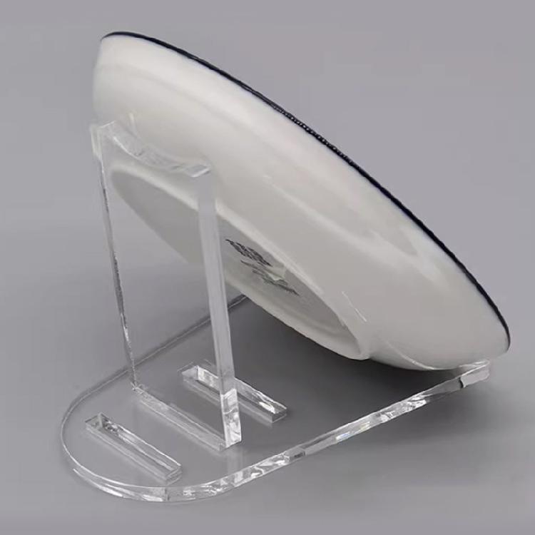 2Pcs Clear Acrylic Stand Adjustable Desktop Book Display Stand for Display Decorative Plates Album Artwork Picture Frame