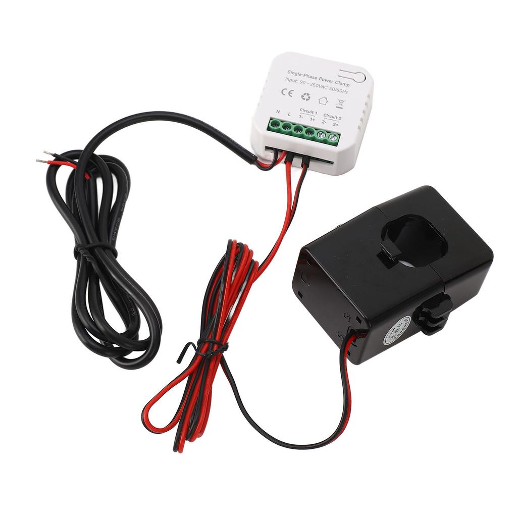 90‑250VAC Smart Energy Meter 2 Way Bilateral Real Time APP Monitor Electric Meter with 200A Current Transformer