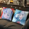 Musician G-Gawr G-Gura Decorative Room Aesthetics Pillow Case Home Decor Bedroom Sofa Bed Couch Pillow Cover 45x45