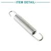 ACROPIX Motorrad Fußständer 10cm Seitenständer Rückholfeder Seitenständerfeder Silberton 2 Stück