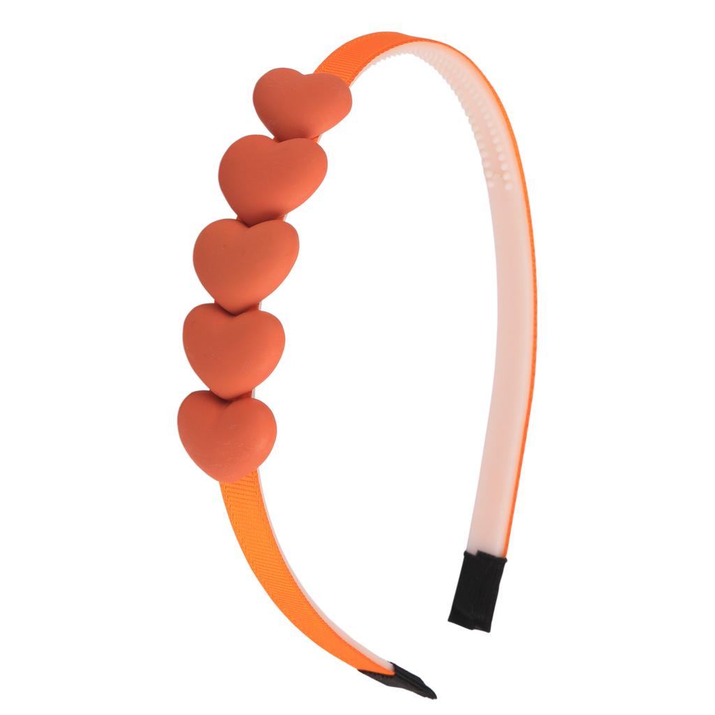 1PC Cute Girls Headbands Plastic Hairbands Matte Heart Shaped Headband Children Kids Hairband Headwear Fashion Hair Aceessories