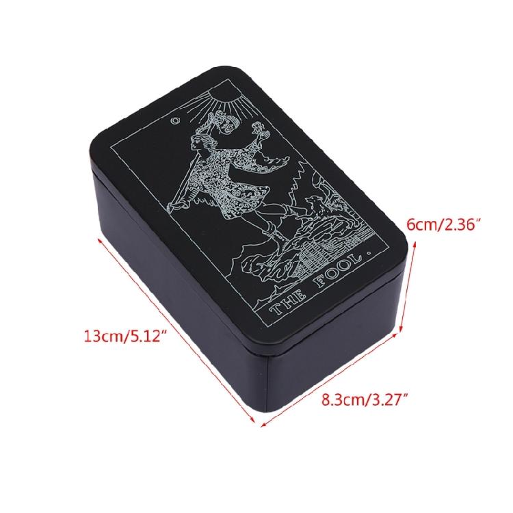 Rectangle Money Coin Carry Box Small Tarots Organizers Jewelry Key Storage Box